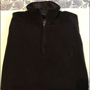 Nautica 1/4 Zip  EUC l/s
